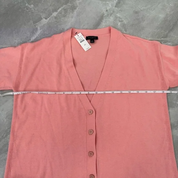 Women’s Talbots Button Front Girlfriend Cardigan Long Sleeve V-Neck Sweater XS - Picture 15 of 16